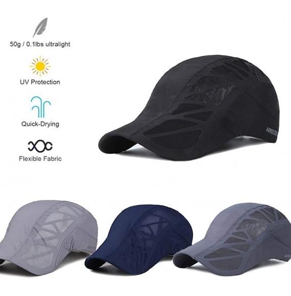 Baseball Caps Outdoor Sun Visor Hats Lightweight Waterproof Breathable Sports Hat UPF50+ Ultra Thin Cooling Baseball Hats - C...