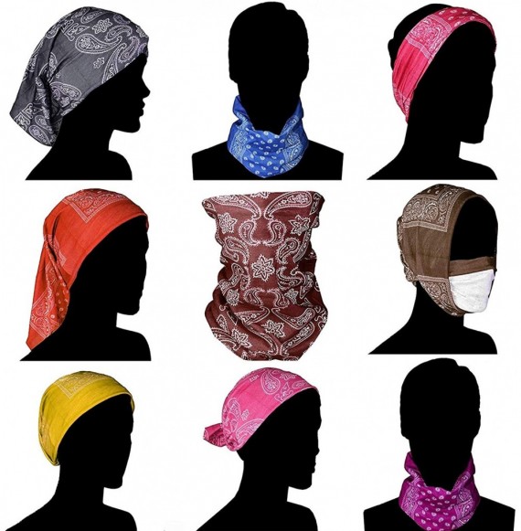 Headbands Single Side Print Mandala Bandana Square Handkerchief Girl Wrap - Mandala 7 - CG18LR7G35S