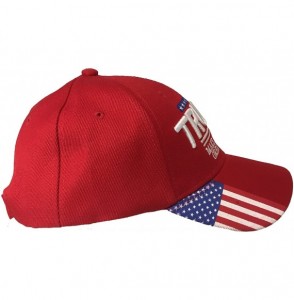 Baseball Caps Donald Trump 2020 Hat - Make America Great Again 3D Embroidery American Flag Donald Trump MAGA Baseball Cap - R...