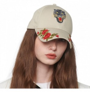 Baseball Caps Women's Cotton Dad Hat Baseball Golf Cap with Adjustable Buckle Closure - B0203_khaki - CT18GNL0Q0A