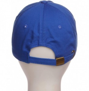 Baseball Caps Embroidery Classic Cotton Baseball Dad Hat Cap Various Design - La Royal - C712NG68YJF