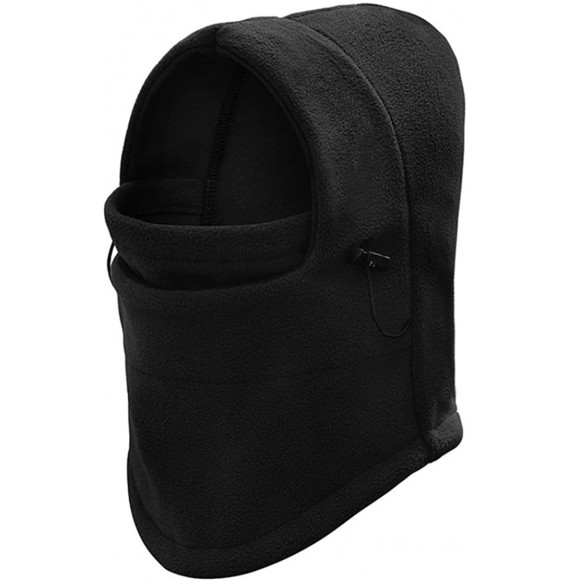 Balaclavas Unisex Tactical Polar Fleece Outdoor Windproof Ski Mask Balaclava Sports Face Mask Neck Warmer Ski Hood Hat - CT18...