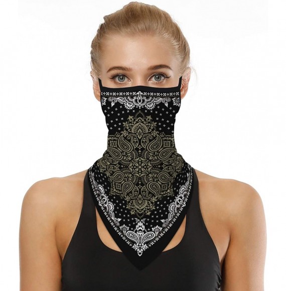Balaclavas Unisex Bandana Rave Face Mask Multifunction Scarf Anti Dusk Neck Gaiter Face Cover UV Protection - Style 12 - CS19...