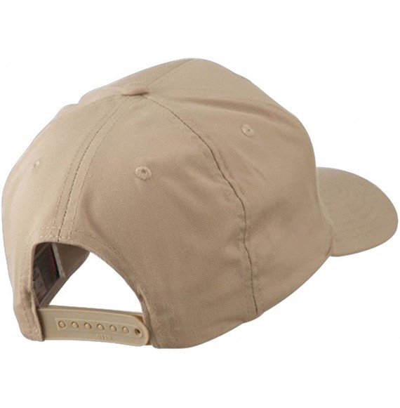 Baseball Caps Sunburst Embroidered High Profile Structured Baseball Cap - Khaki - CF12H0GMGM3