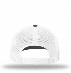 Baseball Caps Trump Train Hat with Mesh Back - Royal Blue / White Mesh - CX192U6RMXU