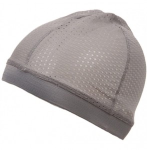 Skullies & Beanies Cool Mesh Dome Cap-Black - Grey - C9111QRI271