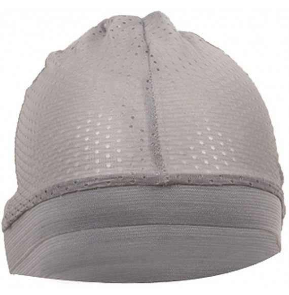 Skullies & Beanies Cool Mesh Dome Cap-Black - Grey - C9111QRI271