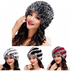 Skullies & Beanies Hats for Women Winter Adorable Oversized Soft Faux Fur Warm Hats Thick Caps - Gray - CY18L47DDCU