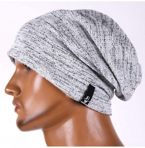 Skullies & Beanies Men's Oversize Slouch Beanie Slouchy Skullcap Large Baggy Hat - Multi-pale - CY18AKTEWYA