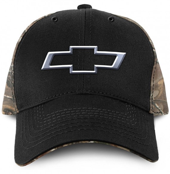 Baseball Caps Chevy-Bowtie Black Hat - Multicolor - CE12B6XXZX5