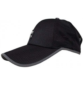 Baseball Caps Men Snapback Quick Dry Baseball Race Day Running Summer Sea Mesh Hat Cap Visor - Black - CH12DKJK7WF