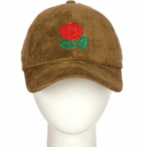 Baseball Caps Embroidery Classic Cotton Baseball Dad Hat Cap Various Design - Big Rose Olive - CP186Y655U7