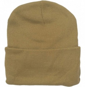 Skullies & Beanies Cuffless Beanie Visor Cap - Beige - C91107S3BJT