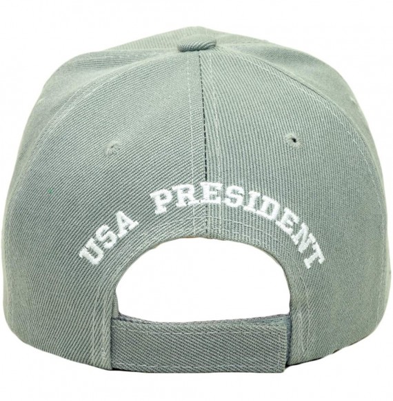 Baseball Caps Trump 2020 Keep America Great Embroidery Campaign Hat USA Baseball Cap - Gray - C818HTKCD2M