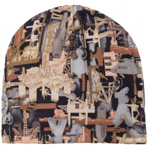 Skullies & Beanies Camouflage Oil Realtree Mossyoak Winter Fleece Style Beanie Hat - Oilfield Camo - CQ12N8T2L9A