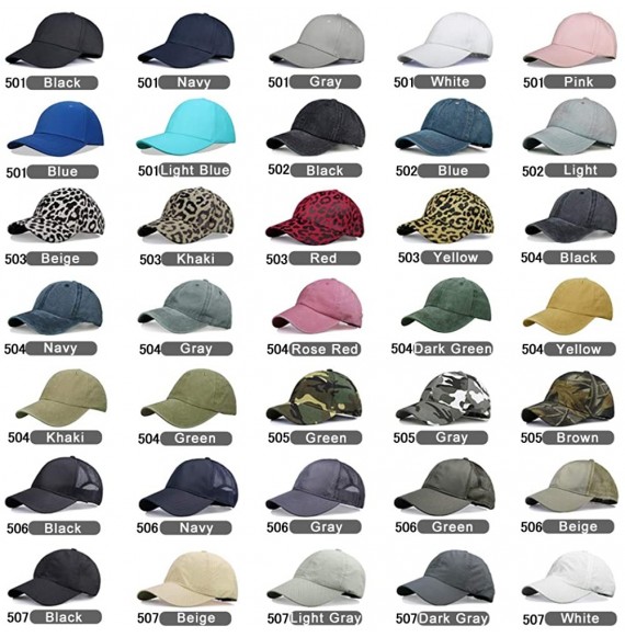 Baseball Caps Baseball Caps Classic Dad Hat Men Women Adjustable Size 35 Optional - 505 Green - CD18SXX9DOI