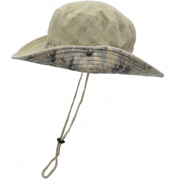 Sun Hats Outdoor Boonie Sun Hat for Hiking- Camping- Fishing- Operator Floppy Military Camo Summer Cap for Men or Women - C41...