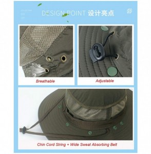 Sun Hats Unisex Fishing Hat Men Sun Protection Cap Garden Travel Lawn Work Outdoor Sports Hiking Hats Neck Flap - CZ18U4KYZON