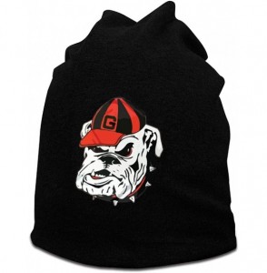 Skullies & Beanies Slouchy Beanies Hat Santa Riding Skateboard Men Watch Cap - Georgia Bulldogs Logo /Black - CT1927EDTLM