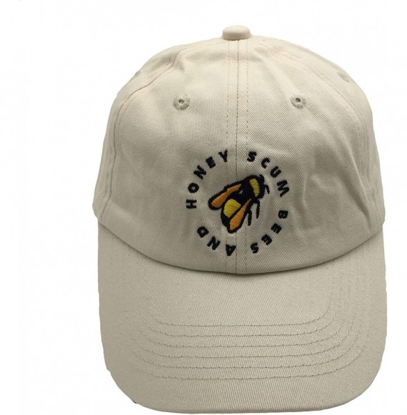 Baseball Caps Golf Wang Baseball Cap Bee Dad hat Embroidery Baseball Cap Cotton Dad Hat Unisex - Cream - CP18HW98DWX