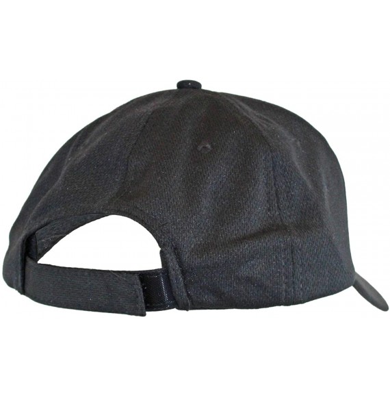 Baseball Caps Play 9 Breathable Mesh Golf Baseball Cap Hat - Black - CP18A9KWO43