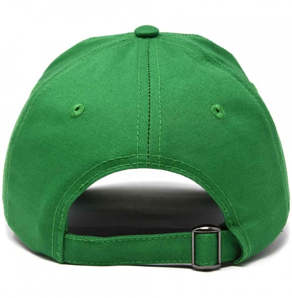 Baseball Caps Soft Serve Ice Cream Hat Cotton Baseball Cap - Kelly Green - CH18LKAEQI6