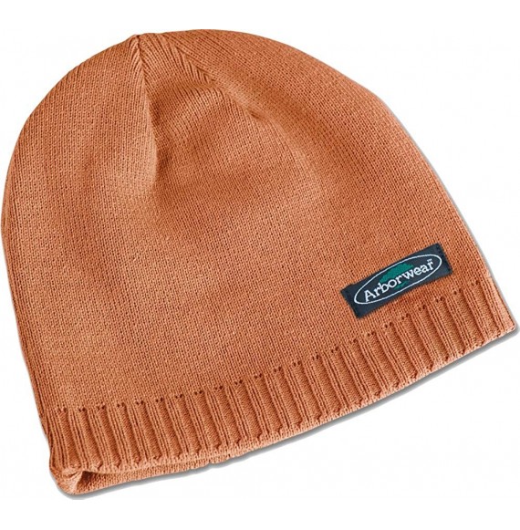 Skullies & Beanies Men's 808285 Cotton Beanie - Orange - C612GL3L59L