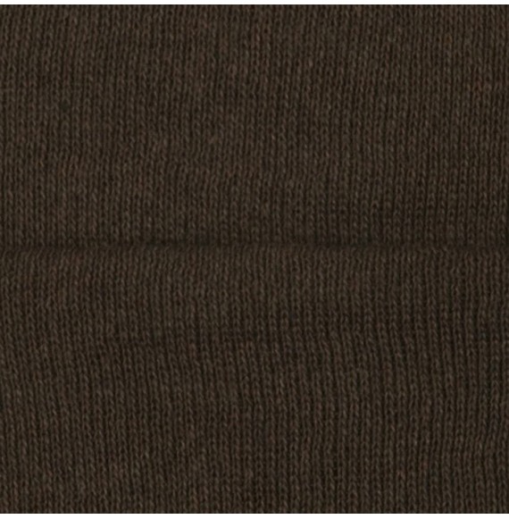 Skullies & Beanies Big Size Stretch ECO Cotton Long Beanie - Brown - C21156XGRV9