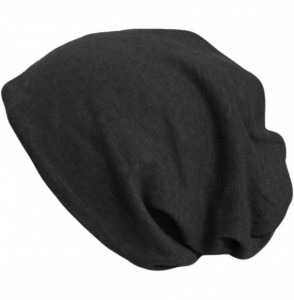 Skullies & Beanies Women's Lightweight Turban Slouchy Beanie Hat Cap - Black - C312DATL48P