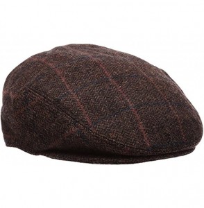 Skullies & Beanies Men's Premium Wool Blend Classic Flat IVY newsboy Collection Hat - 2365-coffee - CX12N75XQ70