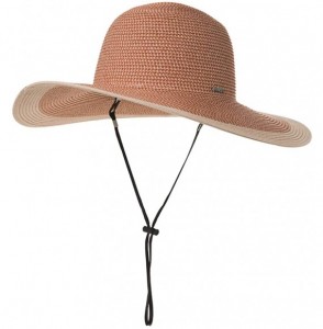 Sun Hats Floppy Straw Sun Hat UPF 50 Wide Brim Beach Summer Hats Packable - 00768red - C8196OKZM3N