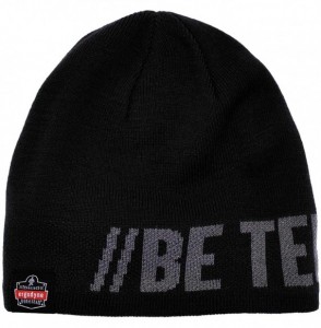 Skullies & Beanies N-Ferno 6819BT Thermal Knit Cap- Black - Black - CE11520T713