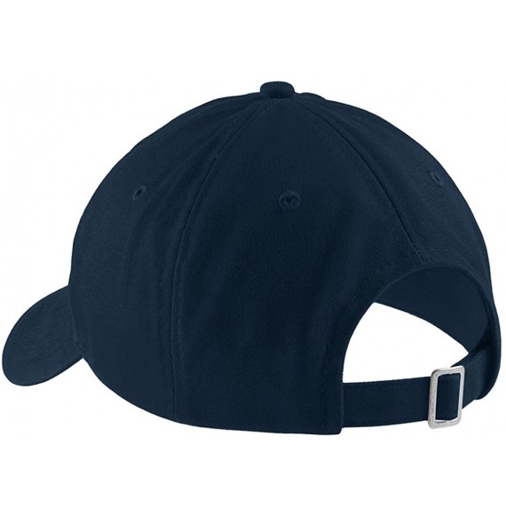 Baseball Caps Cactus Embroidered Soft Low Profile Adjustable Cotton Cap - Navy - CQ12NRJTOPB