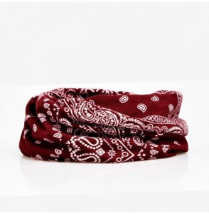 Skullies & Beanies Cotton Fashion Beanies Chemo Caps Cancer Headwear Skull Cap Knitted hat Scarf for Women - Claret - CV18NNM...