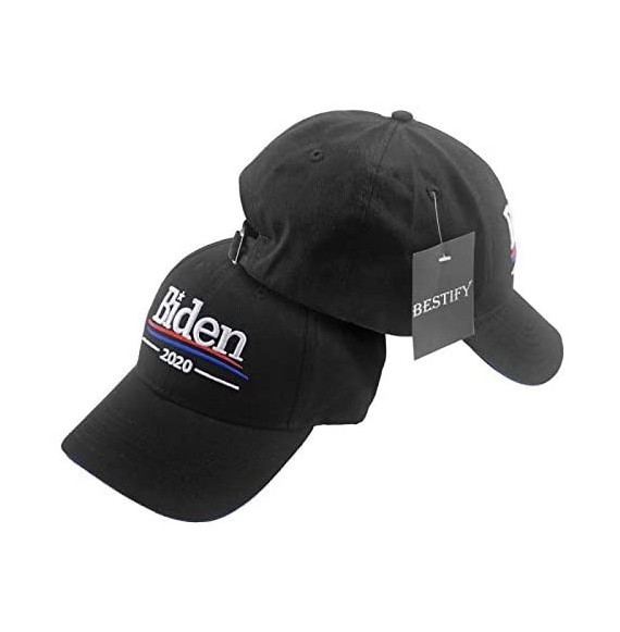 Baseball Caps Bestify Products Joe Biden 2020 Cotton Baseball Cap Vote for Your President - Black - CK18SY9T7WX