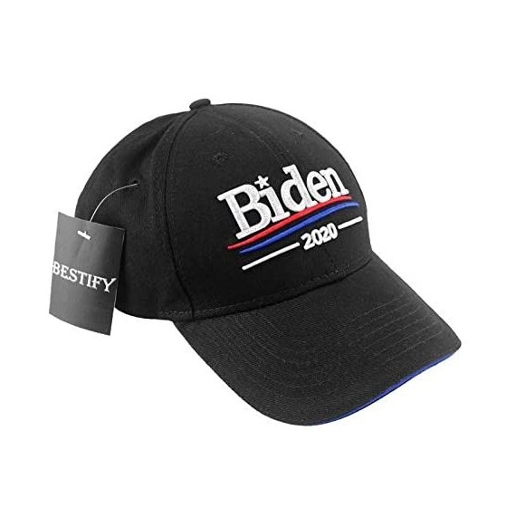 Baseball Caps Bestify Products Joe Biden 2020 Cotton Baseball Cap Vote for Your President - Black - CK18SY9T7WX