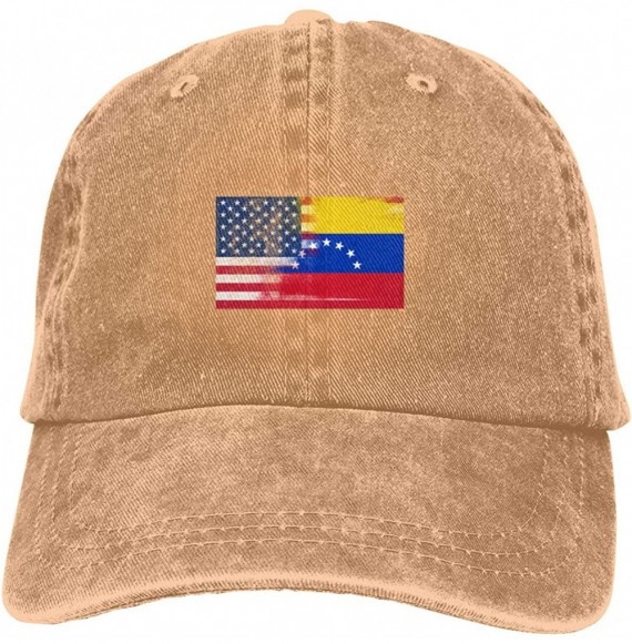 Baseball Caps Africa Rainbow Unisex Washed Adjustable Baseball Hats Dad Caps - Natural - CR196YG8GC2