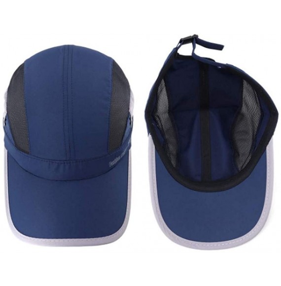 Baseball Caps Lightweight Running Waterproof Baseball Protection - Navy Blue - CH18EXCOSSL