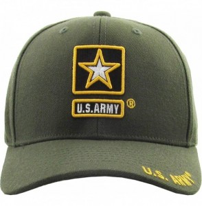 Baseball Caps US Army Official Licensed Premium Quality Only Vintage Distressed Hat Veteran Military Star Baseball Cap - CL18...