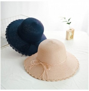 Sun Hats Cute Girls Sunhat Straw Hat Tea Party Hat Set with Purse - Adult-bare Pink 3 - CD193X2RO6E