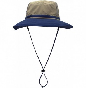 Sun Hats Outdoor Mesh Sun Hat Wide Brim Sun Protection Hat Fishing Hiking Hat - 2-dark Khaki - CD17YLGS7XL