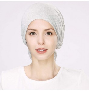 Skullies & Beanies Soft Chemo Caps Turbans Sleep Hat for Women Head Wraps Cancer Headwear Beanies Patient Hairloss 55-60cm - ...