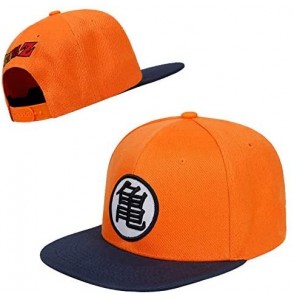 Baseball Caps Snapback Flat Hip hop hat Casual Baseball Cap Men and Women Snapback Cap - Orange&navy 2 - CW18QS398E6