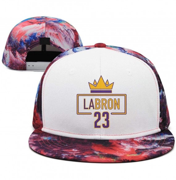 Skullies & Beanies La-bron-23_Funny_Logo Mens Adjustable Fashion mesh Snapback Hat - 23 Labron King-6 - CV18NOXQGUR