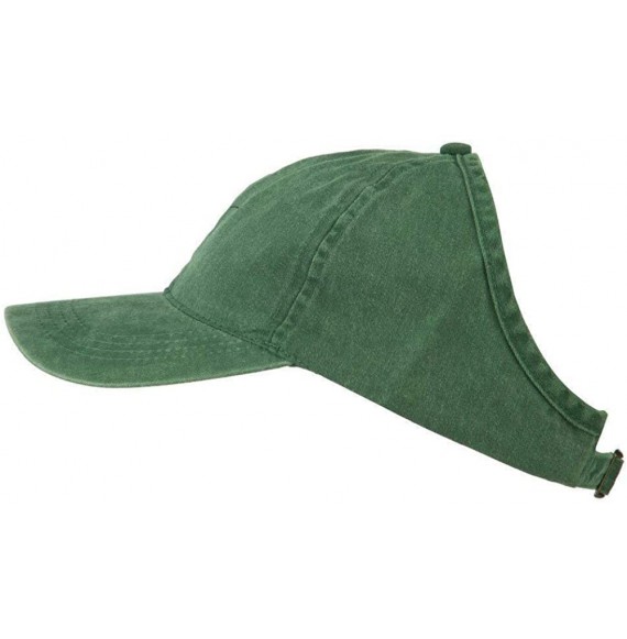 Baseball Caps Womens Sun-Visor Ponytail Baseball-Hat Ponycaps - Green - C118N0C98GQ