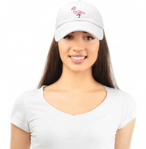 Baseball Caps Flamingo Hat Women's Baseball Cap - White - CA18M5ANL90