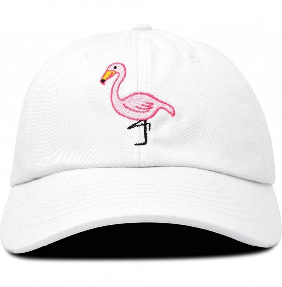 Baseball Caps Flamingo Hat Women's Baseball Cap - White - CA18M5ANL90