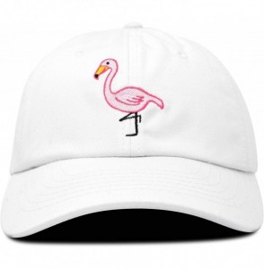 Baseball Caps Flamingo Hat Women's Baseball Cap - White - CA18M5ANL90