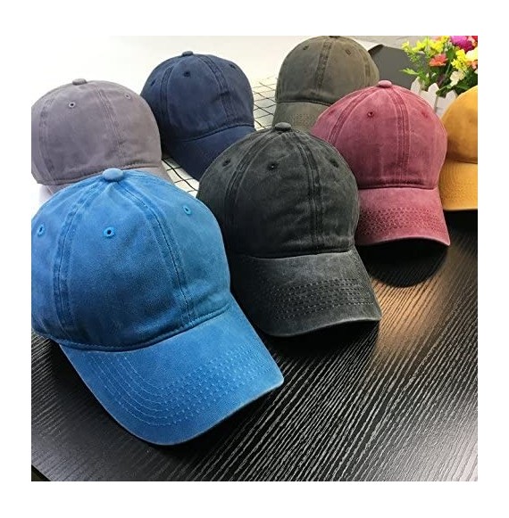 Baseball Caps Men's/Women's Adjustable Denim Fabric Baseball Cap Autism Awareness - I Love Someone with Autism Dad Hat - Blac...