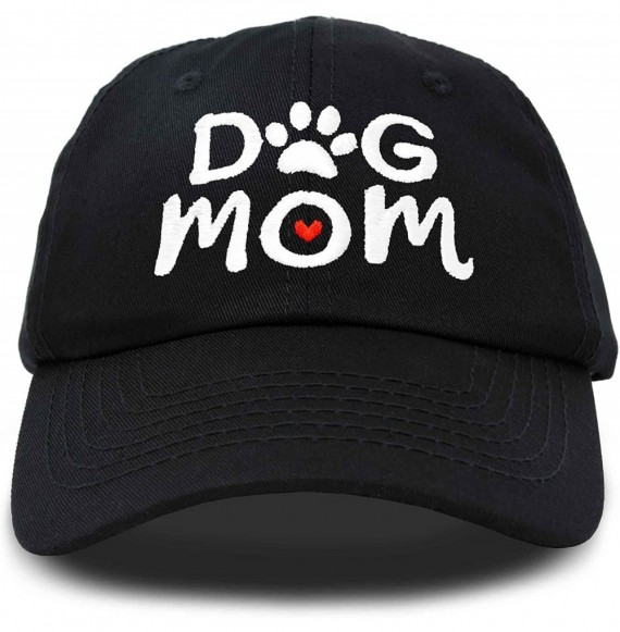 Baseball Caps Dog Mom Baseball Cap Women's Hats Dad Hat - Black - CZ18K7QGMU0